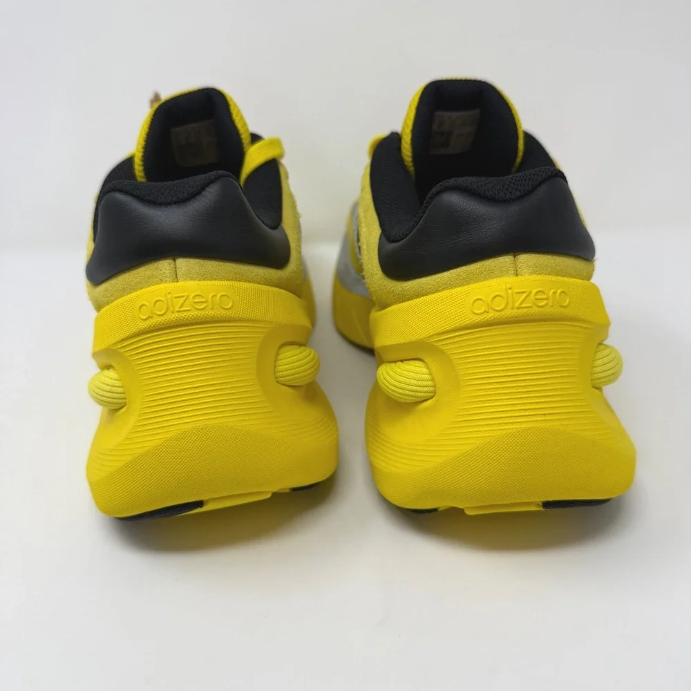 Adidas Adizero Goukana Mens Size 9 Running Shoes Yellow Silver JP7177 NEW